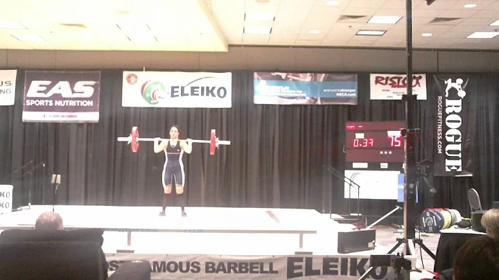 Heather Farmer 75kg Cl&J @ 2012 U.S. Nationals/Oly...