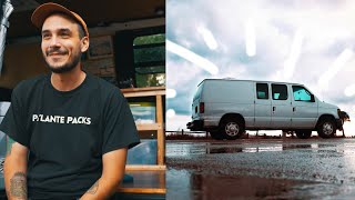 Long Distance Hiker Builds Van To Live In - Ford Econoline Budget Conversion