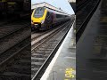 Cross country voyager coming into basingstoke station for Manchester Piccadilly
