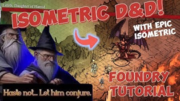 How to Make Isometric D&D Maps | Epic Isometric Foundry Tutorial