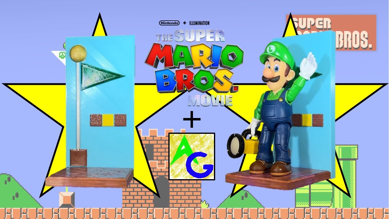 Super Mario Bros. Movie Figure Stand by Ace Gamer, Download free STL model