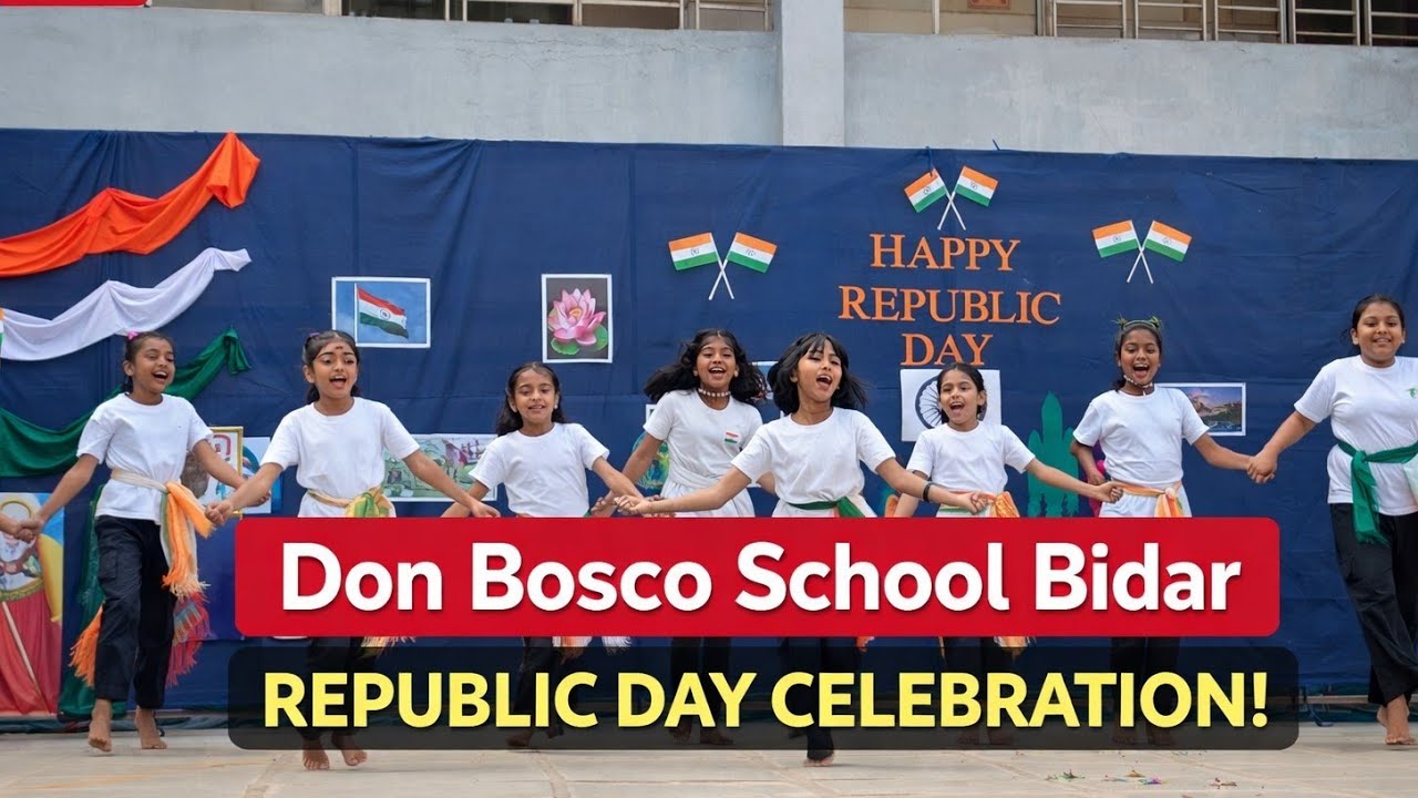 Republic day celebration 2026 Don Bosco school Bidar .