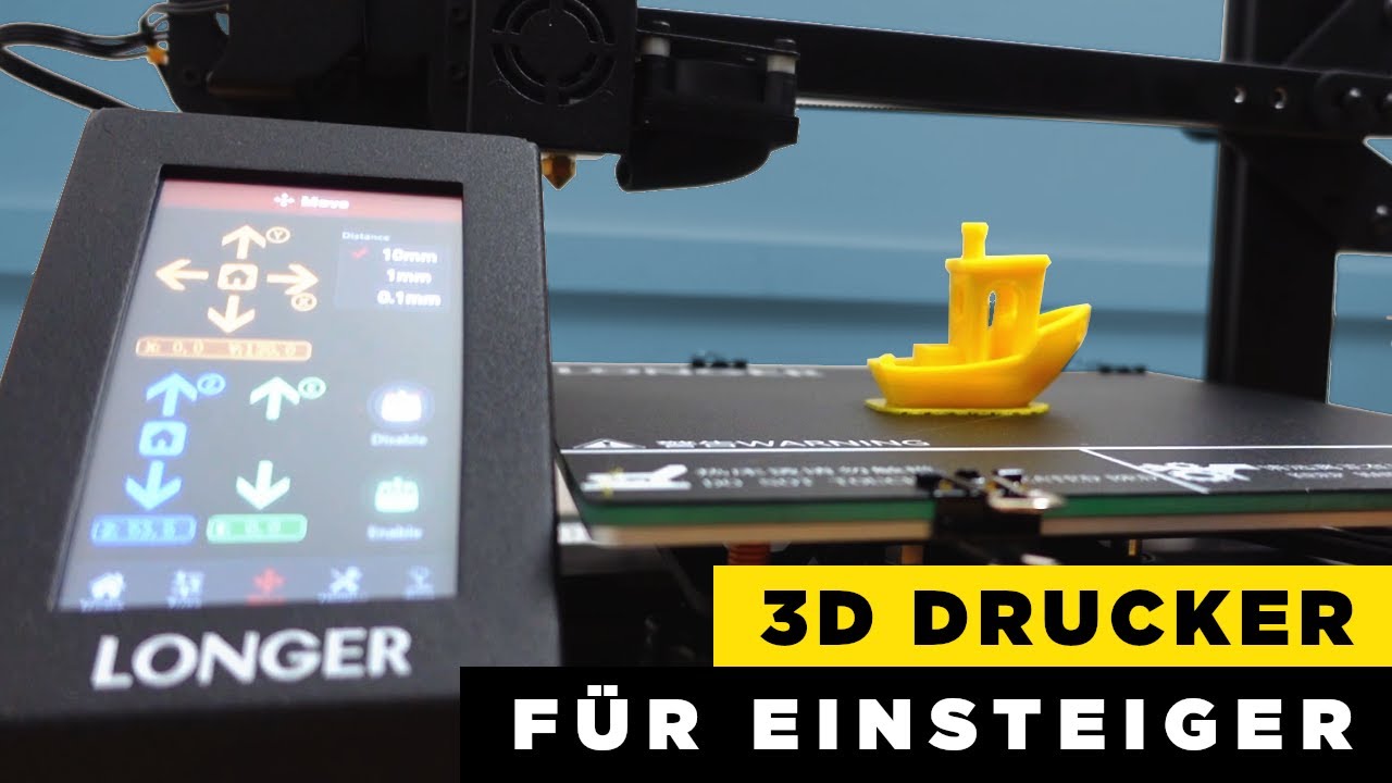 3D Drucker Test für Einsteiger - Longer 3D Printer LK4 Pro 2020 review ...