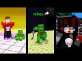 Help Build a Queen Run Challenge With JJ - MAIZEN Minecraft Animation | The Dark Twins Minecraft
