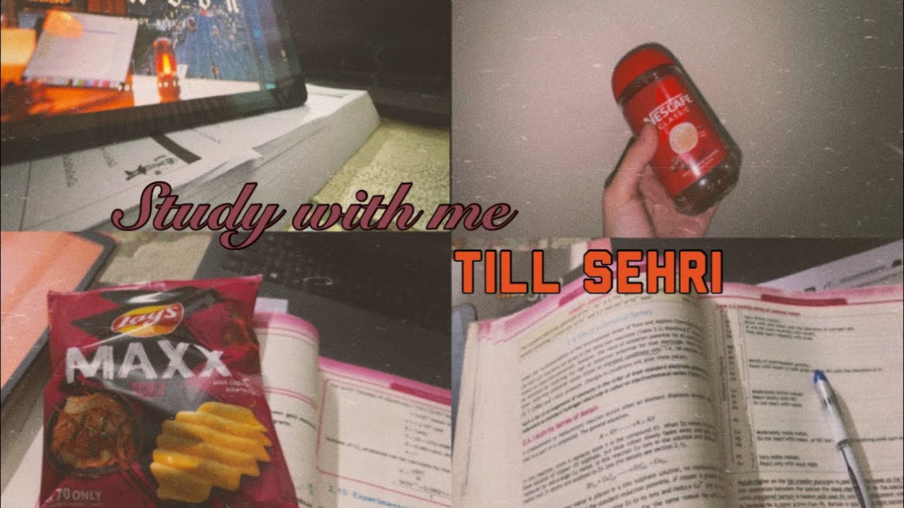 Late Night Study Session Until Sehri ✨ | Real-Time | No Music
