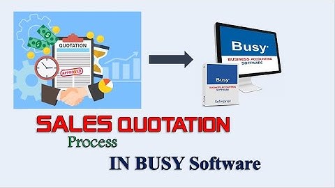 Sales Quotation in BUSY Software I Nepali Language