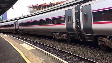 Irish Rail 201 loco + Enterprise departs Belfast Central for Dublin Connolly (21/2/17)