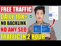 Blog Par Traffic Kaise Laye 2021 Daily 10K | How To Increase Blog Traffic For FREE Best Platforms