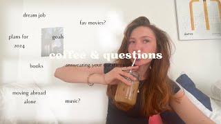 ASMR Coffee and questions☕️💕 answearing your AMAZING questions