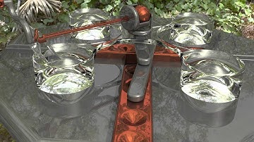 Do-Nothing Machine - A SolidWorks PhotoView 360 Rendering