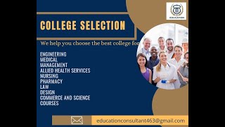 We help you to choose best college for
