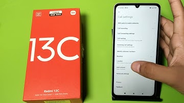 Redmi 13c: auto answer call - How to fix