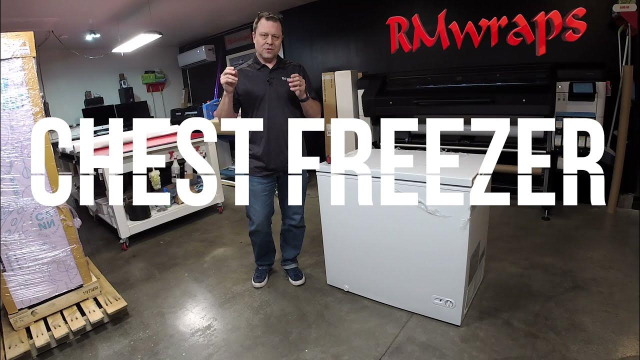 How to measure a chest freezer for wrapping YouTube