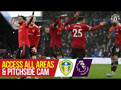 Access All Areas & Pitchside Cam | Goals galore at Elland Road | Leeds United 2-4 Manchester United