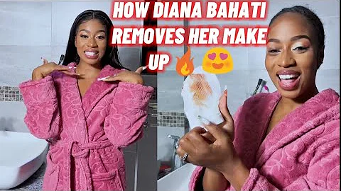 HOW DIANA BAHATI REMOVES HER MAKE UP🔥😍