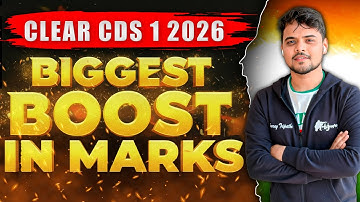 Biggest Boost in Marks to clear CDS 1 2026 | Live Series with Anurag Bhaiya.