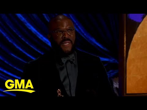 Tyler Perry honored at the Academy Awards with Jean Hersholt Humanitarian Award | GMA