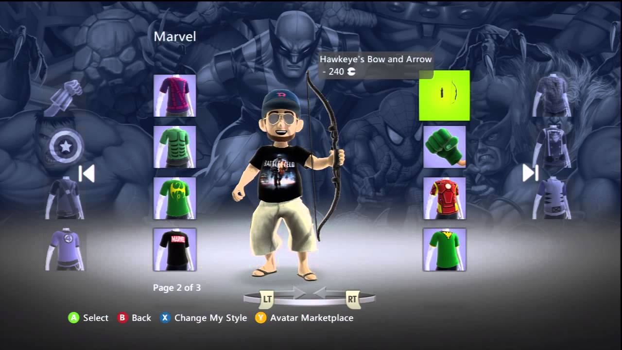 Marvel Comics Xbox Avatar: Đến với Marvel Comics Xbox Avatar để trở thành siêu anh hùng ưa thích của bạn và đánh bại các nhân vật phản diện đáng sợ. Hãy cùng khám phá những bộ truyện tranh hấp dẫn và tuyệt vời nhất từ Marvel.