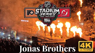 Jonas Brothers Performance 2nd Intermission NHL Stadium Series Metlife Stadium NJ February 17, 2024