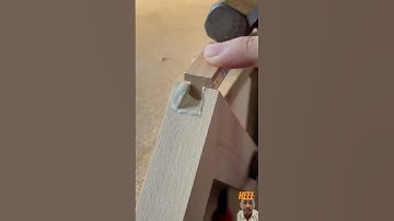 Making a miter joint for a dovetail spline #wood #shorts #shortvideo