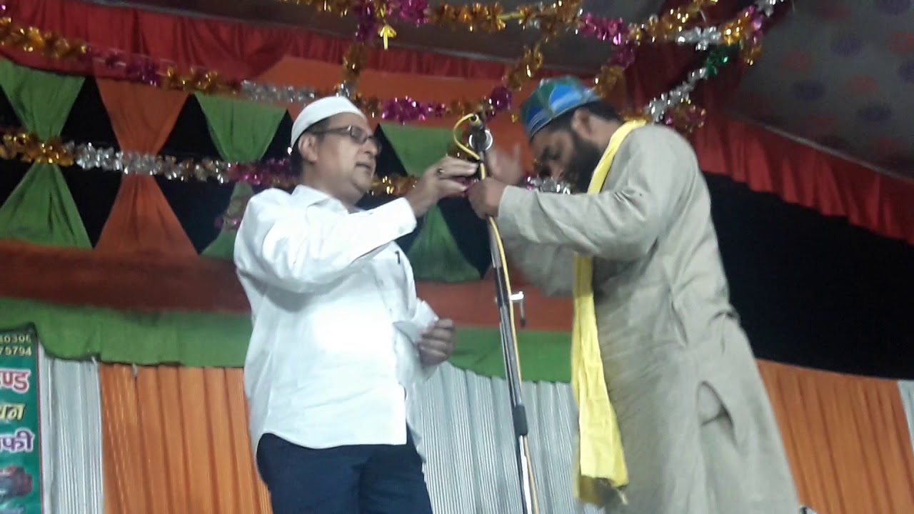 Hajrat Malik Tajuddin Baba urf Mamu Bhanje all India mushayra Sahawar Kasganj 15th April 2018