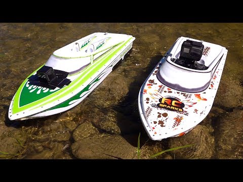 NEW RELEASE! THRASHER V3 JET BOAT BASHING - STREAMLINE RC 6s Lipo POWER!  | RC ADVENTURES