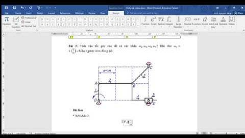 Cách trình bày những bài toán vận tốc cấp 3