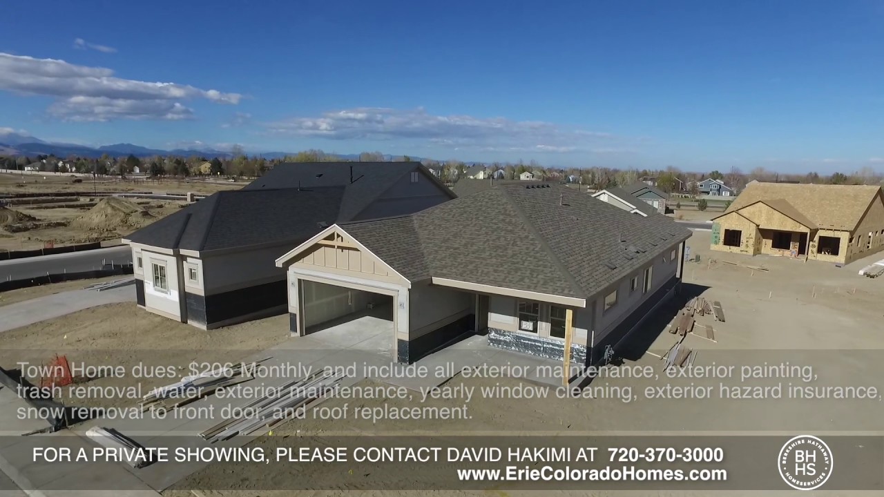 Brennan Homes by Boulder Creek, Aerial Neighborhood Tour, Erie CO YouTube