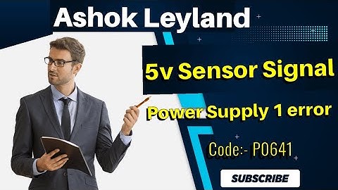 P0641, P1800, and P1802: 5V Sensor Signal Power Supply 1 error