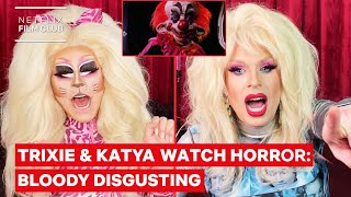 Drag Queens Trixie Mattel \& Katya React to Eli and Session 9 | I Like to Watch Horror | Netflix