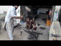 Restoration an old Hino 6 wheeler, chassis repairing, Hino truck
