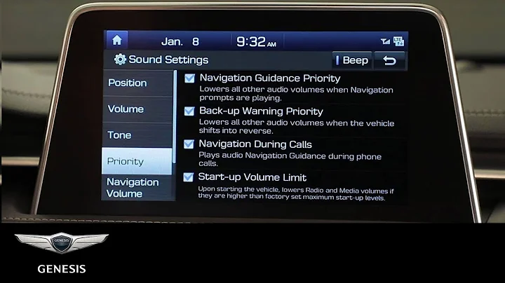 Priority Volumes | Genesis G70 | How-To | Genesis USA