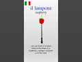 Learn Italian with Mnemonics: A Raspberry Lamp