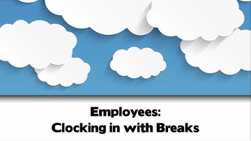 Demo Employee Clocking in with Break on Reader
