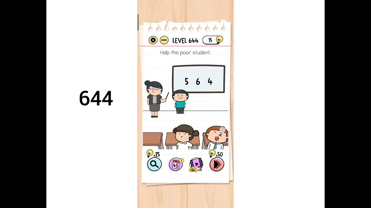 Brain Test Level 644 Walkthrough - YouTube