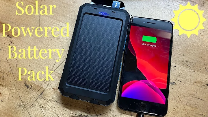 Solar Power Bank Unboxing + Review!