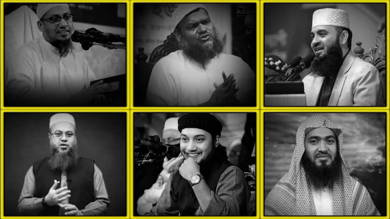 ৬ জন আলিমের বিশেষ আলোচনা 😊🤲||mizanur_rahman_azhari jamshed_mojumdar #ওয়াজ_মাহফিল 