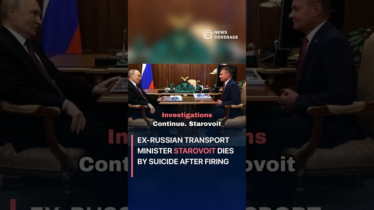 Russian Former Transport Minister Roman Starovoit Dies By Suicide After Dismissal Worldnews News