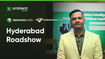 Embedded Intelligence & Edge Innovation | Madanjit Singh at electronica India | Ambient Scientific