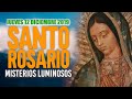 Santo Rosario de Hoy Jueves 12 de Diciembre de 2019|
 MISTERIOS LUMINOSOS
