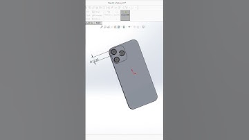 iphone 14 pro design in SOLIDWORKS and render in Visiualize #iphone14pro #solidworks #cad #tutorial