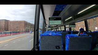 MTA Bus Company: On board 2021 Prevost X3-45 1322 on the QM6 To Midtown 57 Street