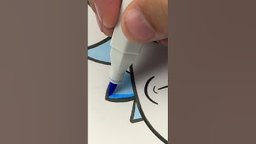 🤯 Drawing Rick Sanchez but in 2 Different Styles - Cartoon 🤯 #satisfying