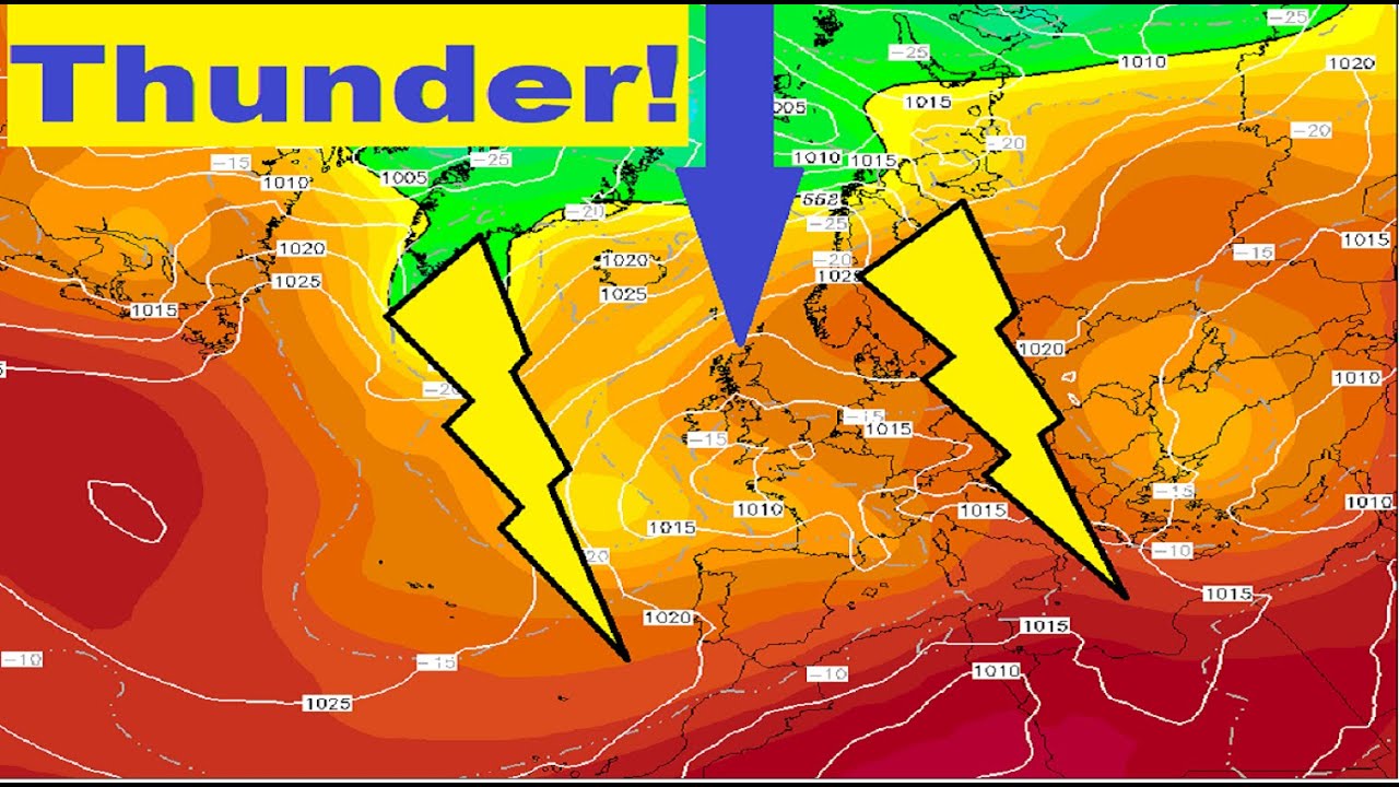 Ten Day Forecast: Increasingly Thundery Outlook Late Next Week - YouTube