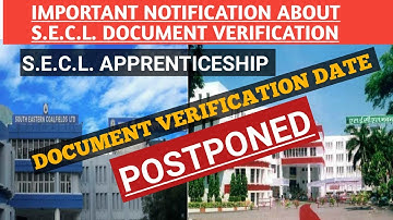 SECL apprenticeship | secl document verification update | Mining Gurukul