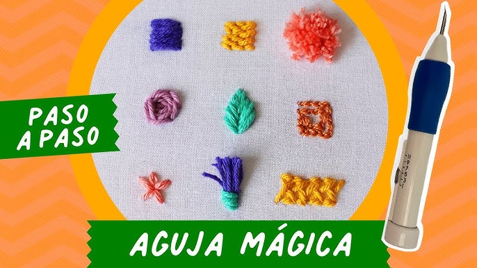 Buy Aguja Maravillosa, Aguja Magica para Bordar - Clasica Mexicana, Mexican Magic Needle to Embroider, 3-Pack