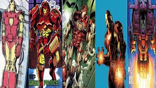 Todas las armaduras de iron man para misiones específicas.