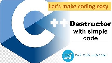 Destructor in C++ | Very simple code