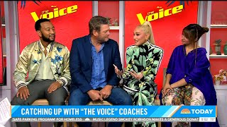 The Voice coaches on the Today Show and Blake Shelton interview on Hoda&Jenna, September 2022