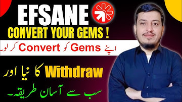 Efsane New Gems Convertion updates || Efsane USDT withdrawal process